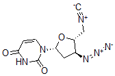 CAS#: 132101-33-8， 1-[(2R,4S,5R)-4-Azido-5-(Isocyanomethyl)Oxolan-2-Yl]Pyrimidine-2,4-Dione
