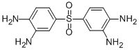 structure of CAS# 13224-79-8, 4-(3,4-Diaminophenyl)Sulfonylbenzene-1,2-Diamine;[2-Amino-5-(3,4-Diaminophenyl)Sulfonyl-Phenyl]Amine;Stock4s-31795;Zinc00235603