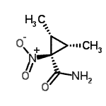CAS#: 132350-80-2， (1R,2R,3S)-2,3-Dimethyl-1-Nitrocyclopropanecarboxamide