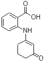 structure of CAS# 132600-13-6, 2-[(3-Oxo-1-Cyclohexen-1-Yl)Amino]Benzoic Acid;2-((3-Oxocyclohex-1-enyl)amino)benzoic acid;2-[(3-oxocyclohex-1-enyl)amino]benzoic acid;MFCD00129280