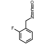 结构式 CAS# 132740-44-4, 1-氟-2-(异氰酸甲基)苯