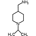structure of CAS# 132740-52-4, 1-(1-Isopropyl-4-Piperidinyl)Methanamine;(1-isopropylpiperidin-4-yl)methanamine;(1-Isopropyl-piperidin-4-yl)-methyl-amine;[(1-isopropylpiperidin-4-yl)methyl]amine