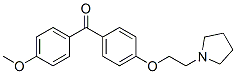 CAS#: 13278-77-8， 4-(beta(N-Pyrrolidinyl)Ethoxy)-4'-Methoxybenzophenone