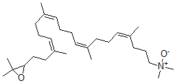 CAS#: 132905-43-2， (4Z,8Z,12Z,16Z)-19-(3,3-Dimethyloxiran-2-Yl)-N,N,4,8,13,17-Hexamethylnonadeca-4,8,12,16-Tetraen-1-Amine Oxide