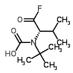 CAS#: 133010-02-3， N-Carboxy-N-(2-Methyl-2-Propanyl)-L-Valyl Fluoride