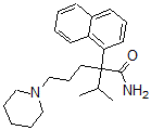 CAS#: 13326-45-9， alpha-Isopropyl-alpha-(3-Piperidinopropyl)-1-Naphthaleneacetamide