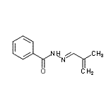 CAS#: 133392-46-8， N'-[(1E)-2-Methyl-2-Propen-1-Ylidene]Benzohydrazide