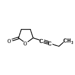 CAS 登录号：133399-88-9， 5-(1-丁炔-1-基)二氢-2(3H)-呋喃酮