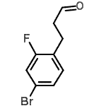 CAS#: 134057-46-8， 3-(4-Bromo-2-Fluorophenyl)Propanal