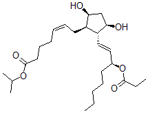 CAS#: 134152-12-8， Propan-2-Yl (Z)-7-[(1R,2R,3R,5S)-3,5-Dihydroxy-2-[(E,3S)-3-Propanoyloxyoct-1-Enyl]Cyclopentyl]Hept-5-Enoate