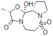 CAS#: 134166-77-1， (2S-(2alpha,11abeta,11bbeta))-Hexahydro-11b-hydroxy-2-methyl-9H-Oxazolo(2,3-d)pyrrolo(1,2-b)(1,2,5)thiadiazepin-3(2H)-one 7,7-dioxide