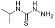 structure of CAS# 13431-36-2, N-(1-Methylethyl)-Hydrazinecarbothioamide;3-Amino-1-Isopropyl-Thiourea;3-Amino-1-Isopropylthiourea;3-Amino-1-Propan-2-Yl-Thiourea