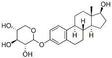 CAS 登录号：134366-08-8， 2-[(17-羟基-13-甲基-6,7,8,9,11,12,14,15,16,17-十氢环戊烯并[a]菲-3-基)氧基]四氢吡喃-3,4,5-三醇