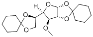 structure of CAS# 13440-19-2, (3aR,5R,6S,6aR)-5-[(2R)-1,4-Dioxaspiro[4.5]decan-2-yl]-6-methoxy-spiro[3a,5,6,6a-tetrahydrofuro[4,5-d][1,3]dioxole-2,1'-cyclohexane];(3Ar,5R,6S,6Ar)-5-[(2R)-1,4-Dioxaspiro[4.5]Decan-2-Yl]-6-Methoxy-Spiro[3A,5,6,6A-Tetrahydrofuro[4,5-D][1,3]Dioxole-2,1'-Cyclohexane];Zinc04027761