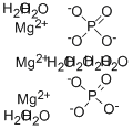 structure of CAS# 13446-23-6, Phosphoric Acid Magnesium Salt (2:3) Octahydrate