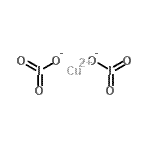 structure of CAS# 13454-89-2, Copper(2+) Diiodate;COPPER IODATE, ANHYDROUS