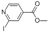 structure of CAS# 134579-47-8, 2-Iodo-4-Pyridinecarboxylicacid Methyl Ester;2-Iodo-4-Pyridinecarboxylic Acid Methyl Ester;2-Iodoisonicotinic Acid Methyl Ester;M-2-Iict