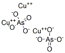 CAS 登录号：13478-34-7， 砷酸铜盐(2:3)四水合物