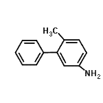 结构式 CAS# 13480-37-0, 6-甲基-3-联苯胺