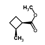 CAS#: 134877-07-9， Methyl (1R,2S)-2-Methylcyclobutanecarboxylate