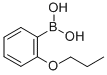 structure of CAS# 134896-34-7, B-(2-Propoxyphenyl)-Boronic Acid;1-Borono-2-Propoxybenzene, 2-Boronophenyl Propyl Ether;2-(N-PROPOXY)BENZENEBORONIC ACID;2-Propoxybenzeneboronic Acid