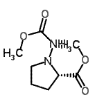 CAS#: 134920-22-2， Methyl 1-[(Methoxycarbonyl)Amino]-L-Prolinate