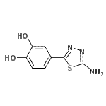 CAS#: 134952-04-8， 4-(5-Amino-1,3,4-Thiadiazol-2-Yl)-1,2-Benzenediol