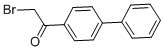 结构式 CAS# 135-73-9, 1-[1,1'-联苯]-4-基-2-溴-乙酮