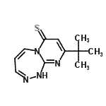 CAS#: 135200-83-8， 9-(2-Methyl-2-Propanyl)Pyrimido[2,1-c][1,2,4]Triazepine-7(1H)-Thione
