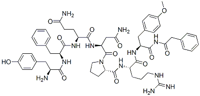 CAS#: 135447-36-8， O-Methyl-N-(Phenylacetyl)-D-Tyrosyl-L-Phenylalanyl-L-Glutaminyl-L-Asparaginyl-L-Arginyl-L-Prolyl-L-Arginyl-L-Tyrosinamide