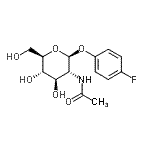 CAS#: 135608-47-8， 4-Fluorophenyl 2-Acetamido-2-Deoxy-beta-D-Glucopyranoside
