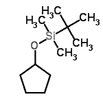 CAS#: 135746-46-2， (Cyclopentyloxy)(Dimethyl)(2-Methyl-2-Propanyl)Silane