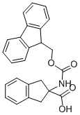 structure of CAS# 135944-07-9, 2-[[(9H-Fluoren-9-Ylmethoxy)Carbonyl]Amino]-2,3-Dihydro-1H-Indene-2-Carboxylicacid;2-(9H-Fluoren-9-Ylmethoxycarbonylamino)Indane-2-Carboxylate;2-[(9H-Fluoren-9-Ylmethoxy-Oxomethyl)Amino]-2-Indanecarboxylate;Zinc04262327