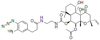 CAS#: 136103-68-9， N-(3-(4-Azido-3-Iodophenyl)Propionamide)-6-Aminoethylcarbamylforskolin