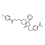CAS#: 136247-18-2， 8-[4-(4-Fluorophenyl)-4-Oxobutyl]-3-[2-(4-Nitrophenyl)Ethyl]-1-Phenyl-1,3,8-Triazaspiro[4.5]Decan-4-One