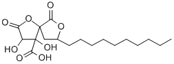 CAS#: 136266-34-7， (3R,5R)-7-Decyl-3,4-Dihydroxy-2,9-Dioxo-1,8-Dioxaspiro[4.4]Nonane-4-Carboxylic Acid