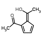 CAS#: 136272-06-5， 1-[(5Z)-5-(1-Hydroxyethylidene)-1,3-Cyclopentadien-1-Yl]Ethanone