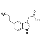 CAS#: 136281-78-2， (5-Propyl-1H-Indol-3-Yl)Acetic Acid