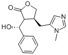 CAS#: 13640-28-3， Dihydro-3-[(R)-Hydroxyphenylmethyl]-4-[(1-Methyl-1H-Imidazol-5-Yl)Methyl]-,(3R,4R)-2(3H)-Furanone