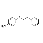CAS#: 136401-56-4， 4-{[2-(2-Pyridinyl)Ethyl]Sulfanyl}Aniline