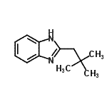 structure of CAS# 136670-88-7, 2-(2,2-Dimethylpropyl)-1H-Benzimidazole;1H-benzimidazole, 2-(2,2-dimethylpropyl);2-(2,2-dimethylpropyl)-1H-1,3-benzodiazole;2-(2,2-dimethylpropyl)-1H-benzimidazole