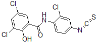 CAS#: 136769-35-2， 3,5-Dichloro-N-(2-Chloro-4-Isothiocyanatophenyl)-2-Hydroxybenzamide
