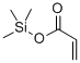 structure of CAS# 13688-55-6, 2-Propenoic Acid Trimethylsilyl Ester;Acryloxytrimethylsilaneinhibitedwithmehq(O-Tmsacrylate);Acryloxytrimethylsilaneinhibitedwithmehq;Acrylic Acid Trimethylsilanyl Ester