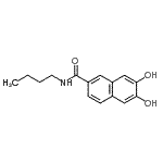 CAS#: 136944-48-4， N-Butyl-6,7-Dihydroxy-2-Naphthamide