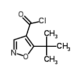 CAS#: 136995-27-2， 5-(2-Methyl-2-Propanyl)-1,2-Oxazole-4-Carbonyl Chloride