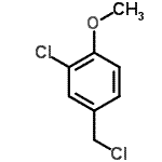 CAS#: 13719-57-8， 2-Chloro-4-(Chloromethyl)-1-Methoxy-Benzene