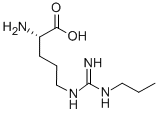 structure of CAS# 137361-05-8, N5-[Imino(Propylamino)Methyl]-L-Ornithine;N5-[Imino(Propylamino)Methyl]-;N-OMEGA-PROPYL-L-ARGININE;N-2-PROPYL-L-ARGININE