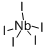 structure of CAS# 13779-92-5, Niobium Iodide (NbI5);Niobium(+5) Cation Pentaiodide;Niobium Iodide