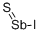 structure of CAS# 13816-38-1, Antimony Iodide Sulfide;Iodo-Thioxo-Stibane;Iodo-Thioxostibane;Iodo-Sulfanylidene-Stibane
