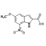 CAS#: 13838-45-4， 5-Methoxy-7-Nitro-1H-Indole-2-Carboxylic Acid